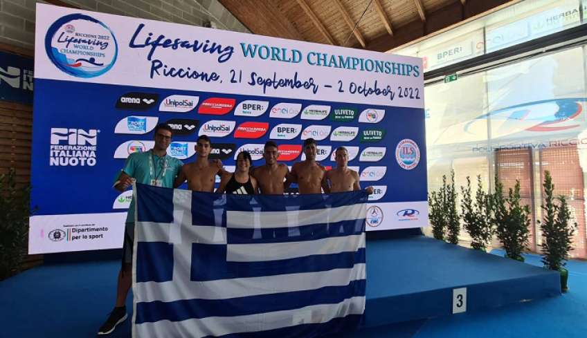 9 Πανελλήνια ρεκόρ για τον Πρωτέα Ναυταθλητικό Ομιλο Καλύμνου στο Παγκόσμιο Κύπελλο Διάσωσης στη Riccione της Ιταλίας