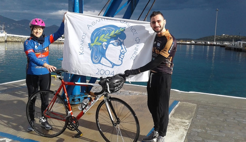 Ο ΚΑΟ Φιλίνος σε αγώνα ποδηλασίας στην Κρήτη (ΦΩΤΟ)