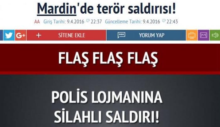 Τουρκία: Τρομοκρατική επίθεση σε Α.Τ. της πόλης Μαρντίν με 2 νεκρούς-ΒΙΝΤΕΟ