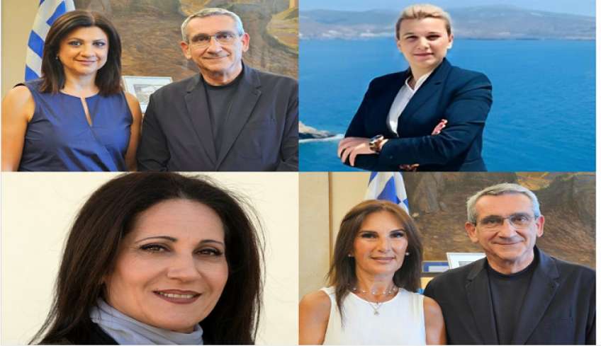 Υποψήφιες με τον Γιώργο Χατζημάρκο οι: Ειρήνη Γκοβάτσου, Κατερίνα Εμμανουήλ, Μαρία Καμπούρη και Λίτσα Χίου