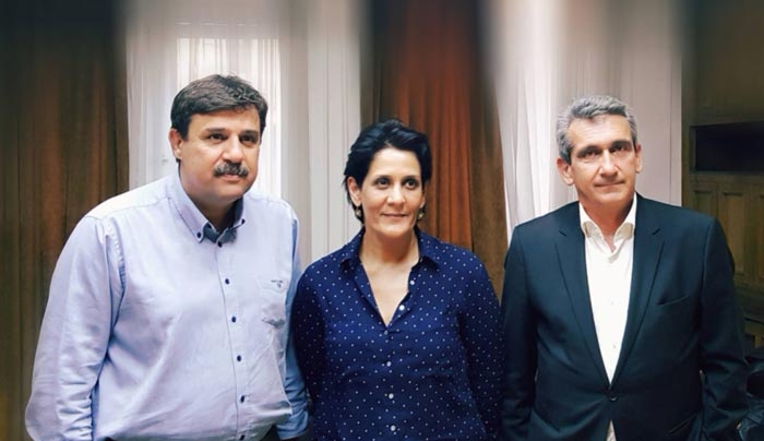 Συνάντηση Γ. Χατζημάρκου με τον Υπουργό Υγείας Ανδρέα Ξάνθο και τη νέα Διοικητή της 2ης ΥΠΕ Πειραιώς &amp; Αιγαίου