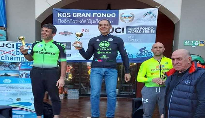 Νικητής στο Grand fondo της Κω ο Δημήτρης Χατζηδημήτρης του Κωακού Ομίλου Ποδηλασίας