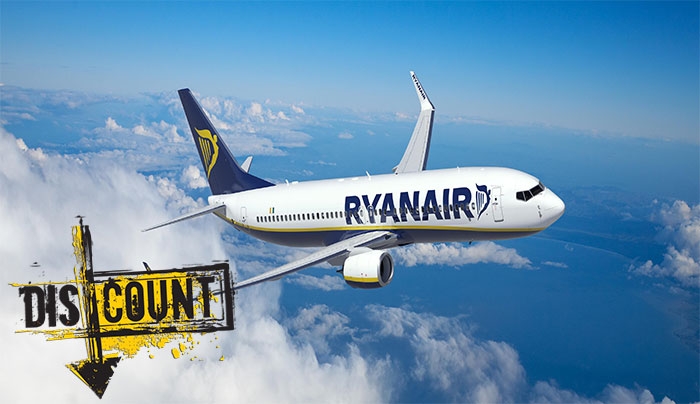 Ryanair: 20% Έκπτωση για πτήσεις τις Τρίτες, Τετάρτες και Πέμπτες τον Απρίλιο &amp; τον Μάιο
