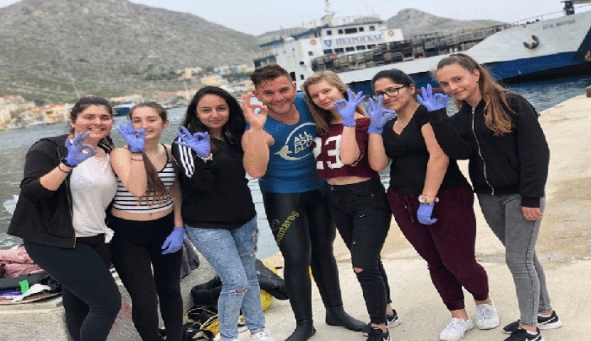 Σε Σύμη και Τήλο συνεχίστηκε  η περιβαλλοντική  καμπάνια  “Keep Aegean Blue” της Περιφέρειας Νοτίου Αιγαίου