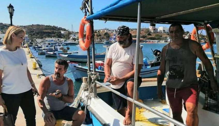 Μίκα Ιατρίδη: «Τη Δευτέρα 6 Φεβρουαρίου ξεκινά η διαδικασία για τις αποζημιώσεις στους αλιείς μας»