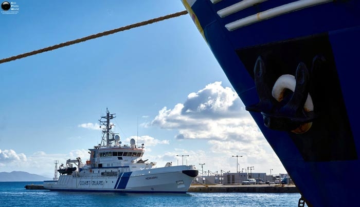 ΝΕΕΣ ΑΦΙΞΕΙΣ: Tο περιπολικό της Φινλανδικής Ακτοφυλακής &quot;Merikarhu&quot; στο λιμάνι της Κω