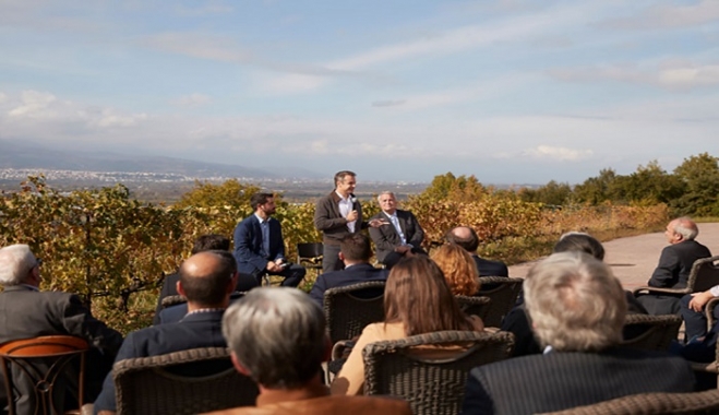 Κ. Μητσοτάκης: «Είμαι μεγάλος οπαδός του ελληνικού κρασιού»-Σύνδεση Τουρισμού με αγροδιατροφικό τομέα και Πολιτισμό