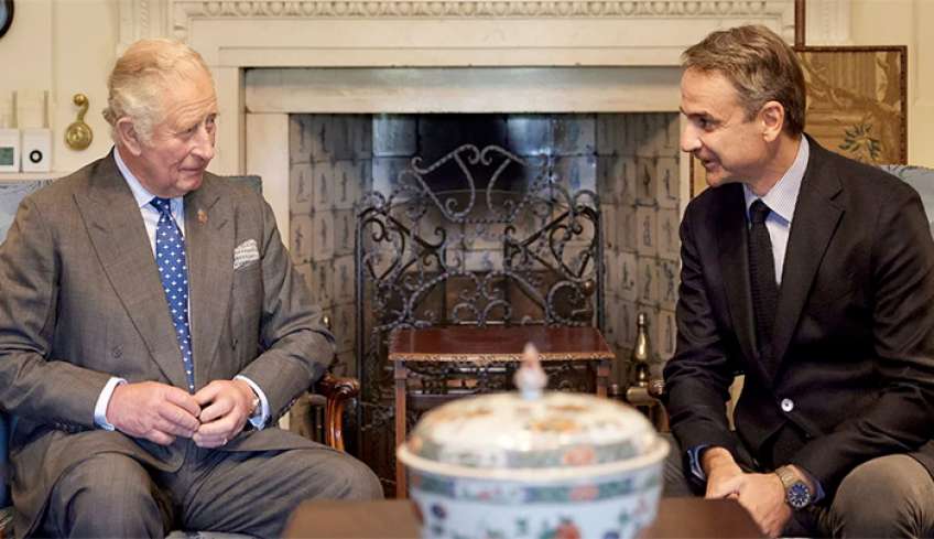 Ο Κυριάκος Μητσοτάκης συναντήθηκε με τον πρίγκιπα Κάρολο στο Dumfries House -Ανάλογη η ανάδειξη του Τατοΐου