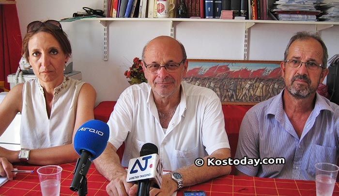 Συνέντευξη τύπου του βουλευτή Λέσβου ΚΚΕ Σταύρου Τάσσου (βίντεο)