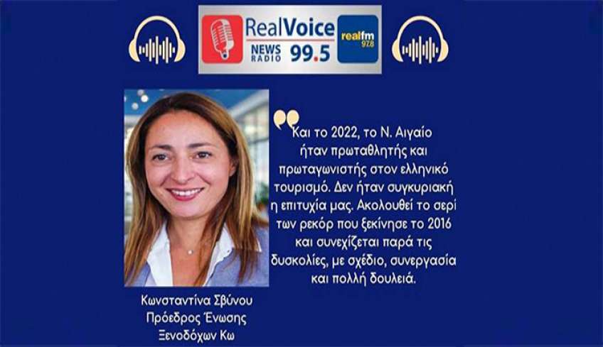 Κωνσταντίνα Σβύνου στον RV: Η επιτυχία μας το 2022 δεν ήταν συγκυριακή (HX)