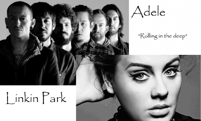 Linkin Park vs Adele Rolling in Deep;