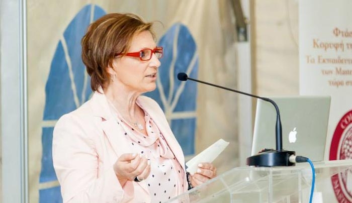 Η Μαίρη Τριανταφυλλοπούλου Πρόεδρος της Ένωσης Οινοποιών Αμπελουργών Ν. Αιγαίου