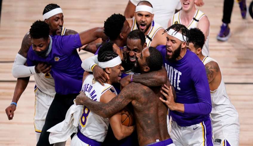 NBA: Το σήκωσαν οι Λέικερς -Τίτλος Νο17 για την ομάδα του Λος Αντζελες, ιστορικό επίτευγμα για Λεμπρόν Τζέιμς και Ντάνι Γκριν