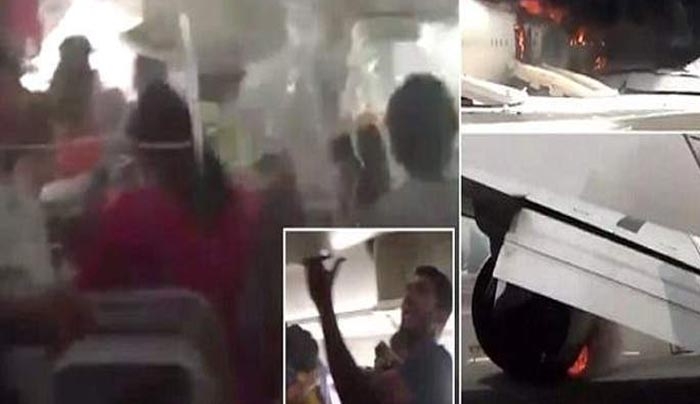 Σκηνές πανικού μέσα στο Boeing της Emirates -Η έξοδος των επιβατών από την καμπίνα λίγο πριν την έκρηξη [βίντεο]