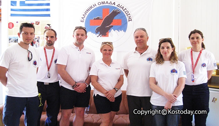 Ευχαριστήριο Ελληνικής Ομάδας Διάσωσης προς τους ιδιοκτήτες και το προσωπικό του ξενοδοχείου Αναστασία &amp; την εταιρία Δωδεκάνησος Ναυτιλιακή