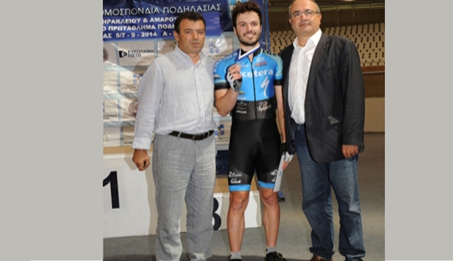 3ο χρυσό στο 3ο Πανελλήνιο Πρωτάθλημα το 2014,  για τον 21χρονο ποδηλάτη Γιάννη Σπανόπουλο