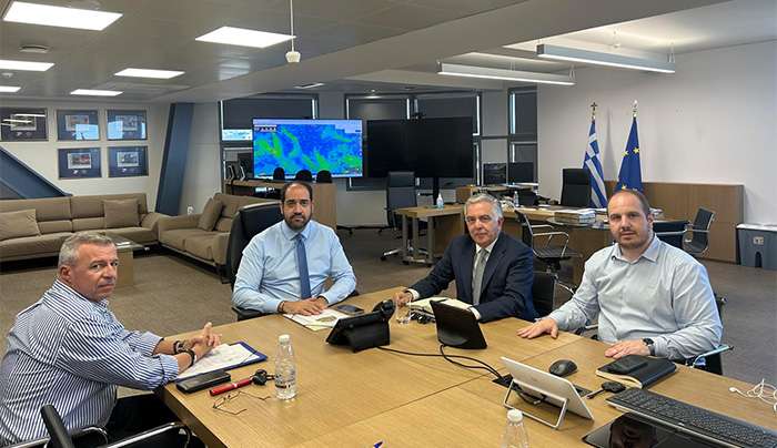 «Συνάντηση εργασίας στην Αθήνα του Αντιδημάρχου, υπεύθυνου Πολιτικής Προστασίας Δήμου Κω,  κου  Σ. Καμπουράκη και του κου Β. Υψηλάντη   με τον Υπουργό Πολιτικής Προστασίας &amp; Κλιματικής Κρίσης,  κο Γ. Κεφαλογιάννη ενόψει της αντιπυρικής περιόδου»