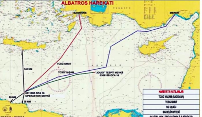 Επιχείρηση της Τουρκικής Ακτοφυλακης νότια της Κρήτης! Βρήκαν 13 τόνους ναρκωτικών