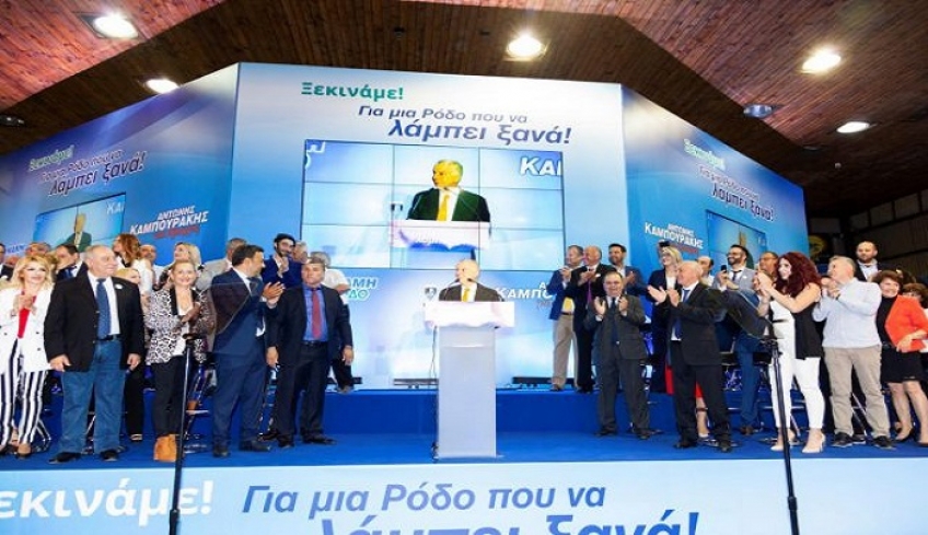 Η δήλωση Καμπουράκη για τα αποτελέσματα των εκλογών στο δήμο Ρόδου