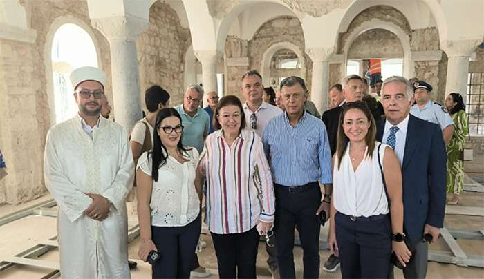 Αυτοψία της Υπουργού Πολιτισμού στα έργα αποκατάστασης της Κω