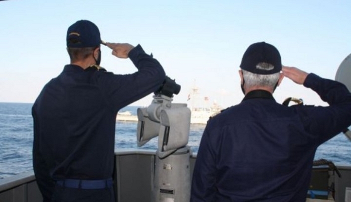 Συνεκπαίδευση ναυτικών μονάδων Ελλάδας και Αιγύπτου νότια της Καρπάθου