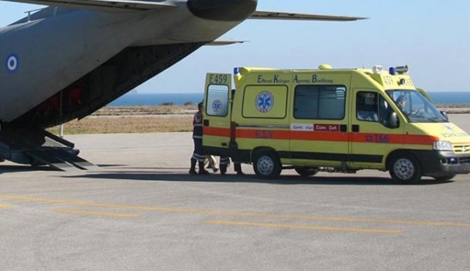 Αερομεταφορά ασθενών από Κάλυμνο και Κάρπαθο
