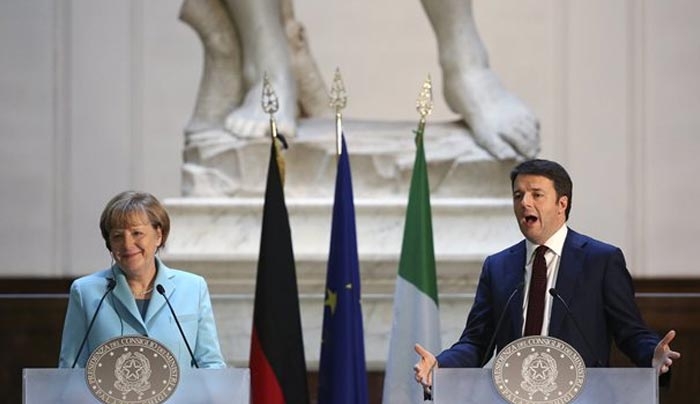 &quot;Σφαγή&quot; Μέρκελ με Ρέντσι για τους πρόσφυγες!Η Ιταλία βάζει βέτο στα 3 δισ. για την Τουρκία