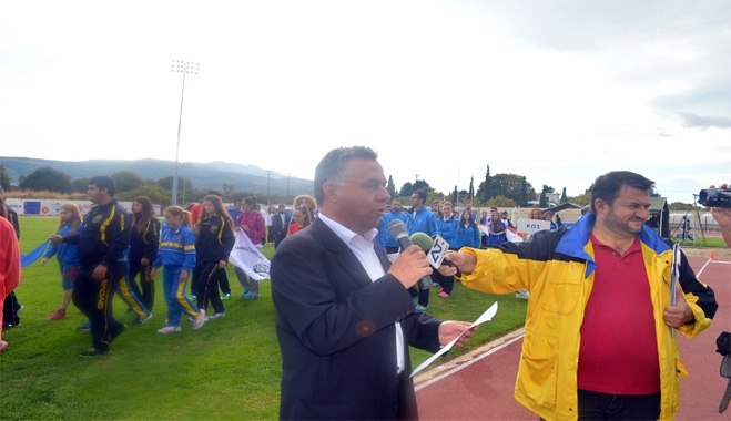 Ομιλία - Χαιρετισμός του Δημάρχου Κω Γιώργου Κυρίτση στην έναρξη 27ων Αιγαιοπελαγίτικων Αγώνων Στίβου