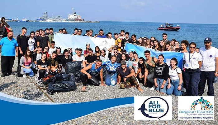 Η Ελληνική Ομάδα Διάσωσης της Κω συμμετείχε στη δράση καθαρισμών βυθού με τίτλο All for Blue