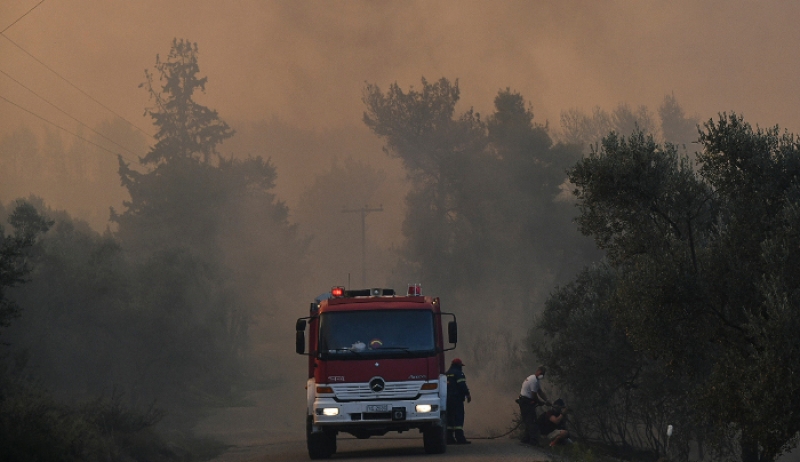 Μάχη με τις φλόγες στην Εύβοια – Εκκενώθηκαν χωριά [βίντεο]