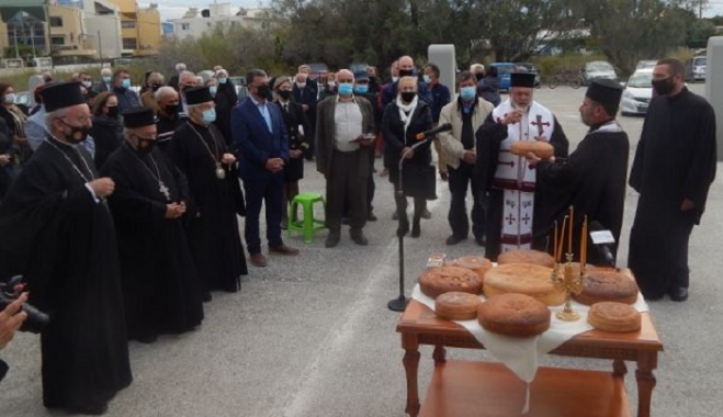 Ἤχησαν γιά πρώτη φορά οἱ καμπάνες στόν Ἱερό Ναό Ἁγίου Γεωργίου Νέας Ἁλικαρνασσοῦ