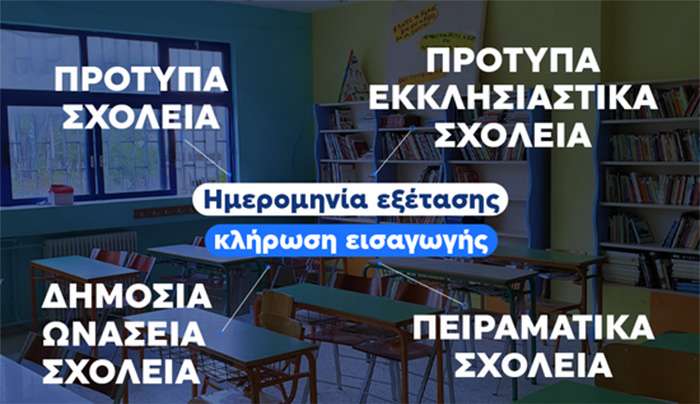 Σχολεία: Οι ημερομηνίες εξετάσεων για Πρότυπα &amp; Δημόσια Ωνάσεια – Η κλήρωση για τα Πειραματικά