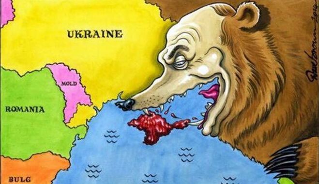 Η γελοιογραφία της “Independent” για Πούτιν και Κριμαία