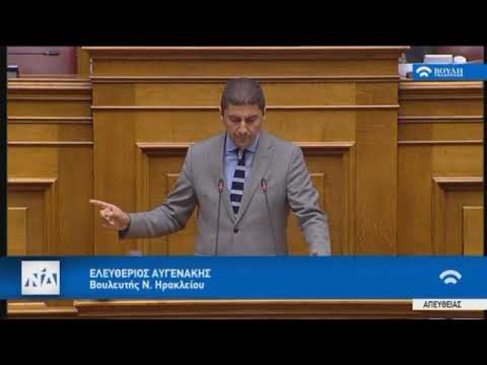 Λ. Αυγενάκης στη Βουλή: «Εξωστρέφεια του αθλητισμού της Χώρας μας»
