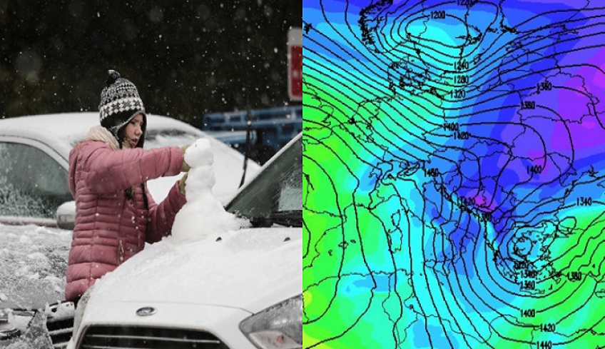 «Παγώνει» ο καιρός: Πολικές αέριες μάζες πιθανώς να φέρουν χιόνια
