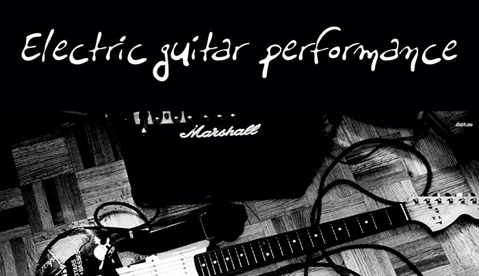 "Electric guitar performance" με τον Αντώνη Χατζηνικολάου το Σάββατο 10/09
