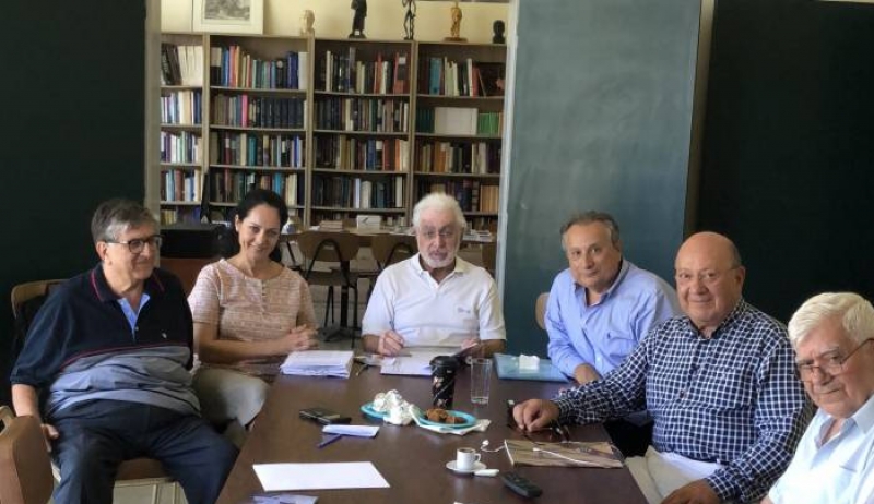 Συνάντηση μελών του ΔΣ του ΔΙΙΚ στο Ιπποκράτειο Μέλαθρο με συμμετοχή του καθηγητού της Ιατρικής κ.Ιωάννη Καραιτιανού