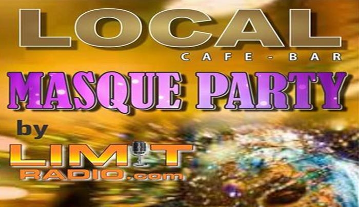 Party μασκέ το Σάββατο 25/02 στο "Local Cafe" by Limit Radio!