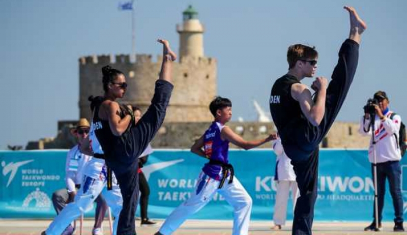 Εντυπωσιακό ξεκίνημα για το Παγκόσμιο Πρωτάθλημα Τaekwondo Παραλίας στη Ρόδο