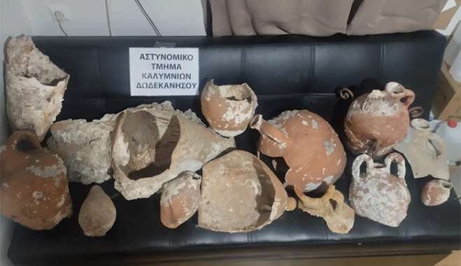 Συνελήφθη στην Κάλυμνο αλλοδαπός για κατοχή αρχαιοτήτων