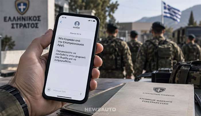 SMS επιστράτευσης σε χιλιάδες Έλληνες: Τι σημαίνουν και ποιοι μπορεί να κληθούν έως τα 60