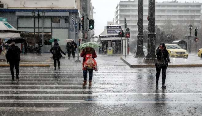 Σφοδρές καταιγίδες, χαλάζι και χιόνια φέρνει η κακοκαιρία «Erminio» - Έκτακτο δελτίο από ΕΜΥ