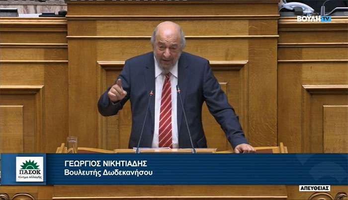 Μόνιμο τακτικό μέλος στον ΟΑΣΕ ως αντιπρόσωπος του ΠΑΣΟΚ ο Γ.Νικητιάδης