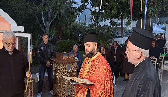ΜΕ ΙΔΙΑΙΤΕΡΗ ΤΙΜΗ ΕΟΡΤΑΣΤΗΚΕ  Η ΜΝΗΜΗ ΤΟΥ ΑΓΙΟΥ ΓΕΩΡΓΙΟΥ  ΤΟΥ ΚΕΦΑΛΑ (ΧΑΛΙΚΟΥΡΑ),