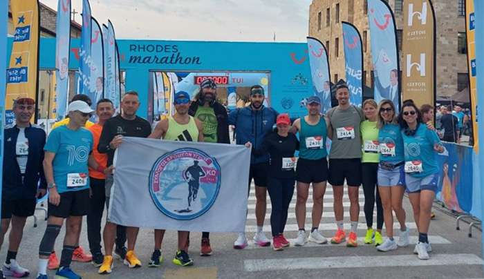 Με αρκετούς δρομείς ο Σ.Δ.Υ.ΚΩ στο 10°TUI Μαραθώνιο Ρόδου.