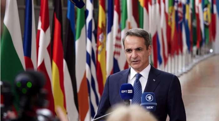 Ο πρωθυπουργός Κυριάκος Μητσοτάκης στη Συνόδου Κορυφής της ΕΕ στις Βρυξέλλες, (ΦΩΤΟ ΑΡΧΕΙΟΥ) ΓΡΑΦΕΙΟ ΤΥΠΟΥ ΤΟΥ ΠΡΩΘΥΠΟΥΡΓΟΥ/