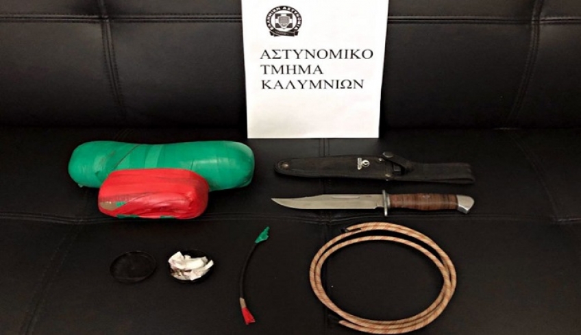 Συνελήφθη 44χρονος ημεδαπός για παράνομη κατοχή εκρηκτικών και όπλων στην Κάλυμνο