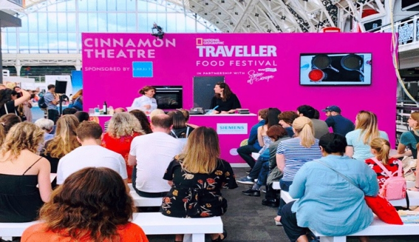 Η Περιφέρεια και η Αργυρώ Μπαρμπαρίγου στο National Geographic Traveller Food Festival 2019 στο Λονδίνο