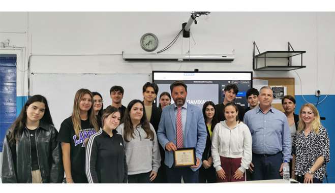 Τιμητική Συμμετοχή του Δημάρχου Χάλκης στην Εκδήλωση του 1ου ΓΕΛ Ρόδου – Βενετόκλειο.