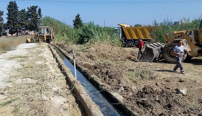 Συντήρηση και καθαρισμός του παλαιού αρδευτικού δικτύου στη λίμνη Πυλίου και διάνοιξη αγροτικού δρόμου
